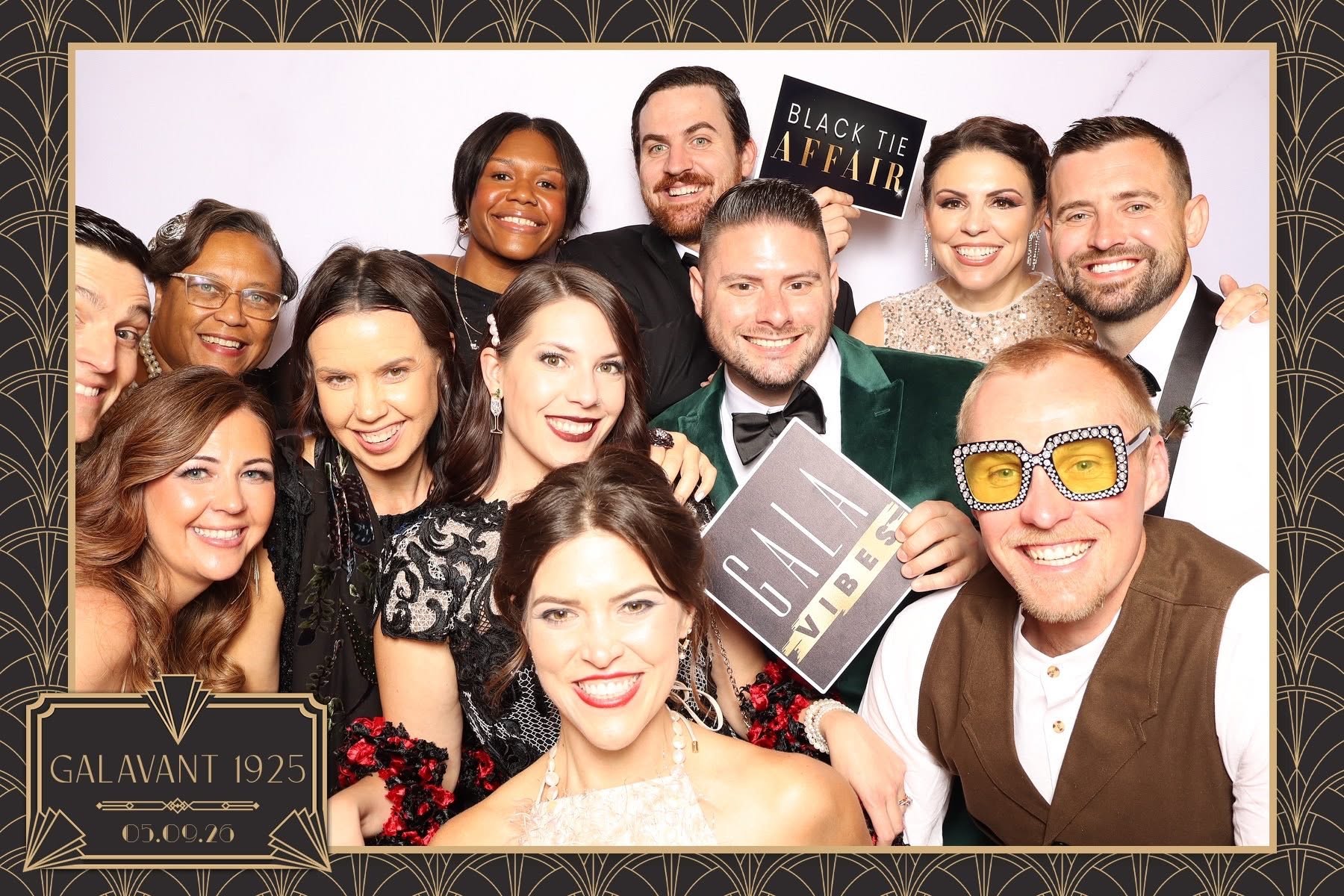 Image of people in photo booth